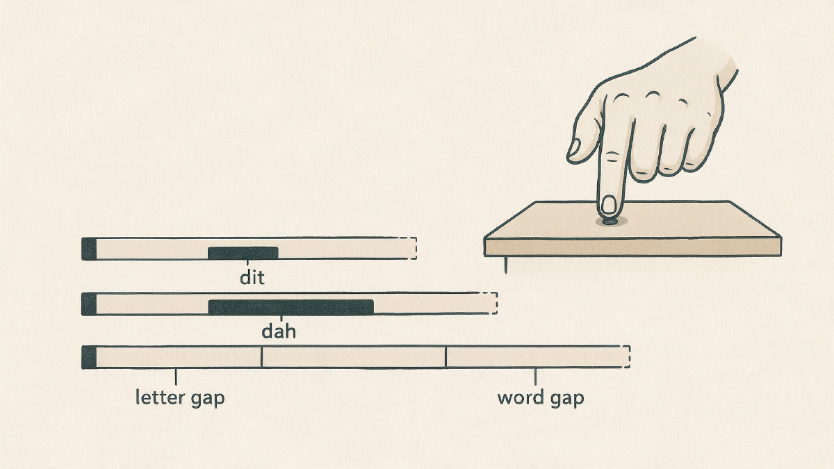 How to Learn Morse Code by Tapping: Rhythm and Gaps